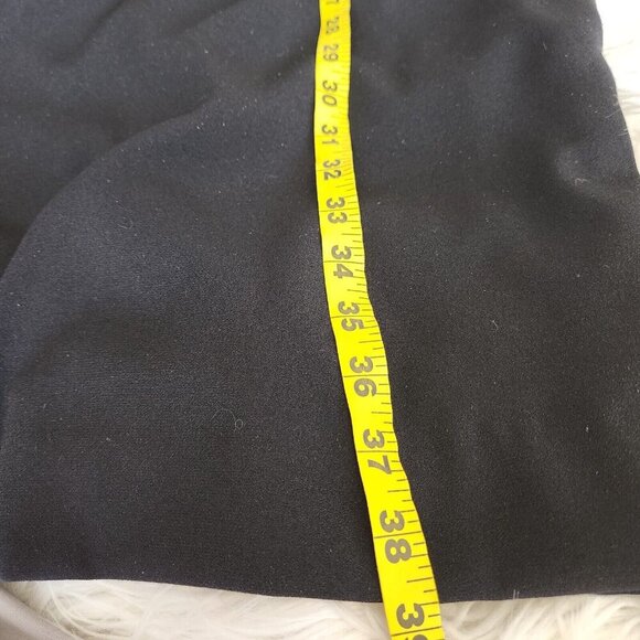 Evan Picone Sheath Dress sz 12 Asian Style Black White Paracord Chinese Button - Picture 7 of 11